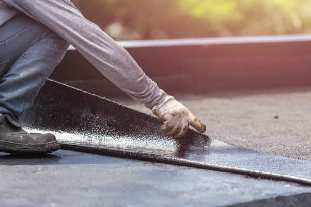Professional Waterproofing technician working in Fairview, NY